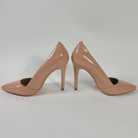 ALICE & OLIVIA Blush Pink Nude Dina Heels - 38.5 - Picture 6 of 8